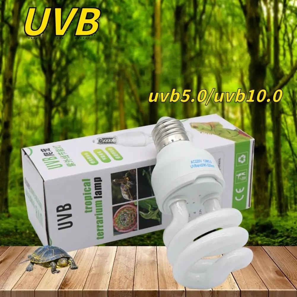 Reptile Light Energy-saving Calcium Supplement Lamp UVB5.0/10.0 Succulent UV Light For Lizard Turtle